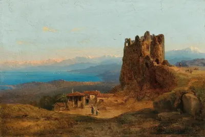 View Into The Bay Of Trieste From S Servolo