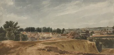 View Near Bishopsgate Bridge With Cow Tower Looking Towards Mousehold