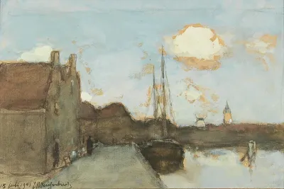 View Of A Canal