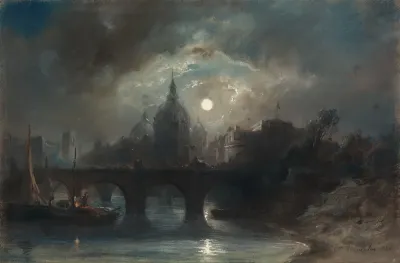 View Of A City At Night