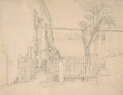 View Of A Courtyard In Loschwitz