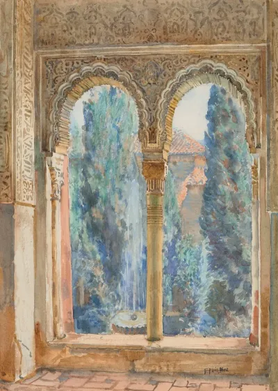 View Of A Courtyard