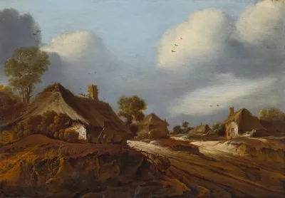 View Of A Dutch Village
