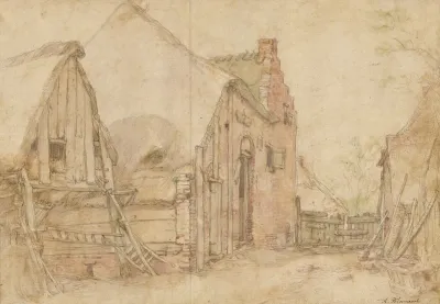 View Of A Farm Courtyard