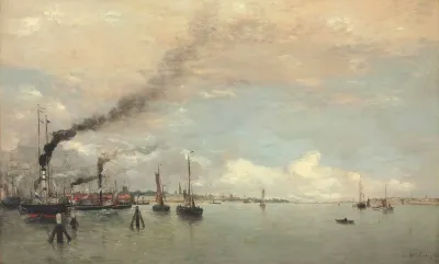 View Of A Harbor