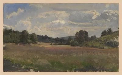 View Of A Meadow Near Jelcz