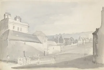 View Of A Town Street