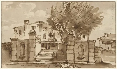 View Of A Villa