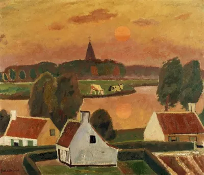 View Of A Village 4