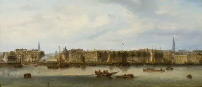 View Of Amsterdam From The Ij