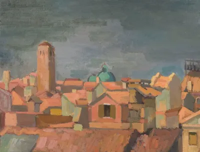 View Of An Italian City