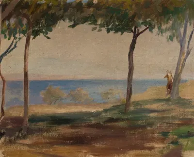 View Of Asia Minor From The Journey To Constantinople