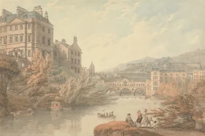 View Of Bath From Spring Gardens