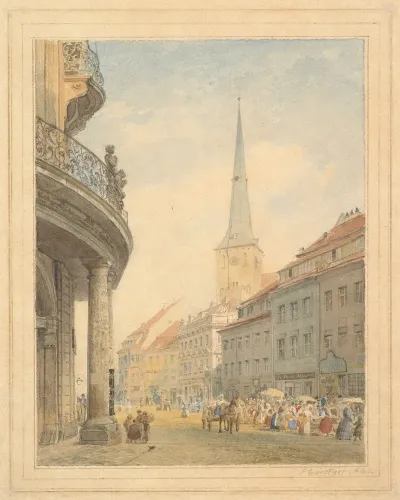 View Of Berlin With The Ephraim Palais At Left