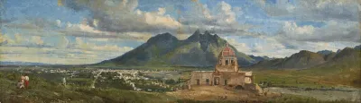 View Of Bishops Palace Near Monterrey