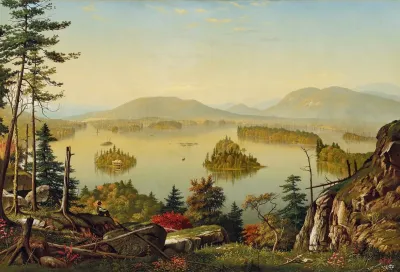 View Of Blue Mountain Lake