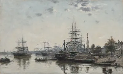 View Of Bordeaux From The Quai Des Chartrons