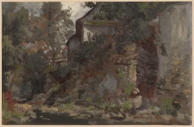 View Of Buildings On The Jedlica Near Kowary