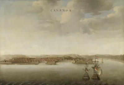 View Of Cannanore On The Malabar Coast In India