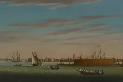 View Of Charleston From The Harbor