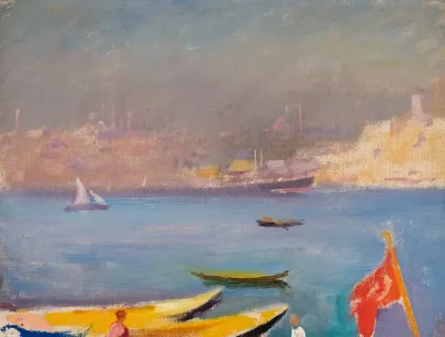 View Of Constantinople From The Journey To Constantinople