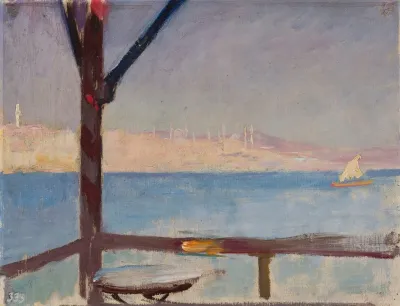 View Of Constantinople From The Ship From The Journey To Constantinople