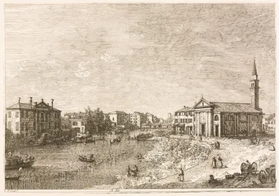 View Of Dolo A Town On The Brenta West Of Venice