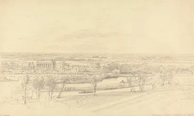 View Of Eton From Windsor Castle