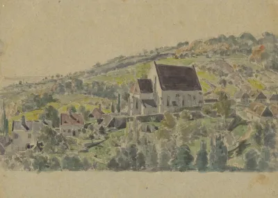 View Of Gothic Church In Jur Near Bratislava