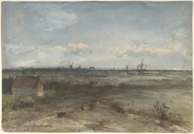 View Of Haarlem From The Dunes