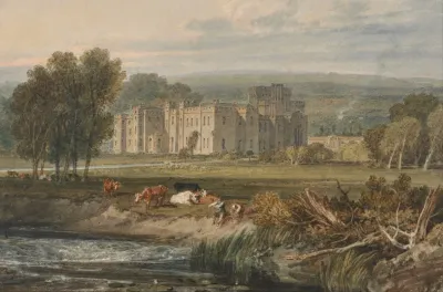 View Of Hampton Court Herefordshire From The Southeast