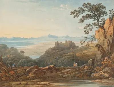View Of Harlech Castle North Wales