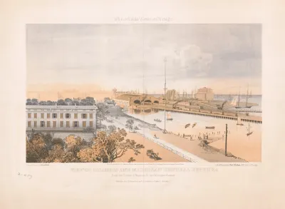 View Of Illinois And Michigan Central Depot C