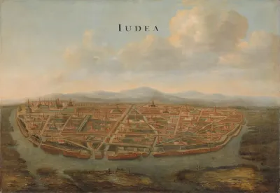View Of Judea The Capital Of Siam