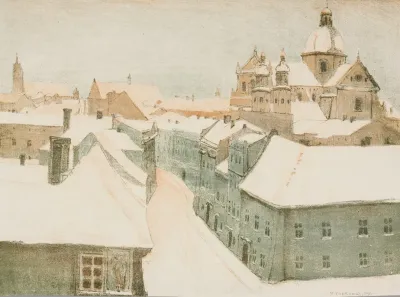 View Of Krakow From Wawel