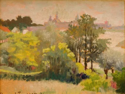 View Of Krakow From Zwierzyniec