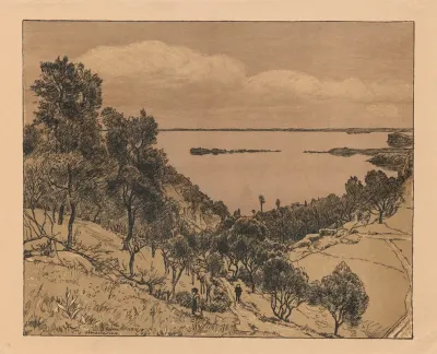 View Of Lake Garda From The Gardone Riviera Area Loombardy