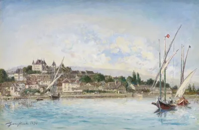 View Of Lake Leman At Nyon