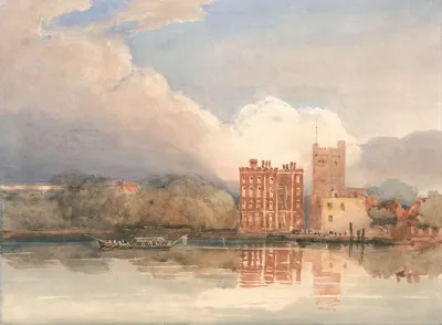 View Of Lambeth Palace On Thames