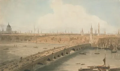 View Of London Bridge And St Pauls Cathedral