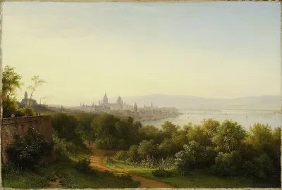 View Of Mainz On The Rhine