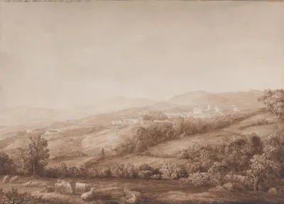View Of Marino In The Alban Hills
