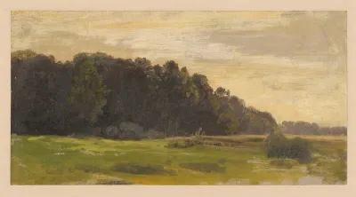 View Of Meadows By The Oder