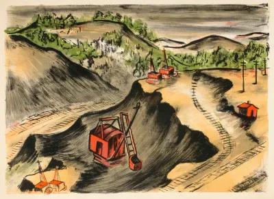 View Of Mining Site