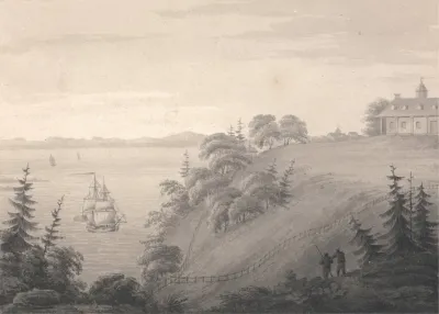 View Of Mount Vernon The Seat Of General Washington