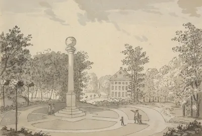 View Of Naesse Castle And De Conincks Column From The East