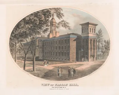View Of Nassau Hall Princeton N J