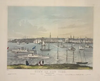 View Of New York From Brooklyn Heights