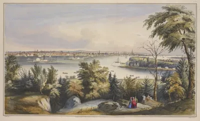 View Of New York From Weehawken North River