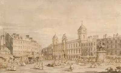 View Of Northumberland House And Charing Cross